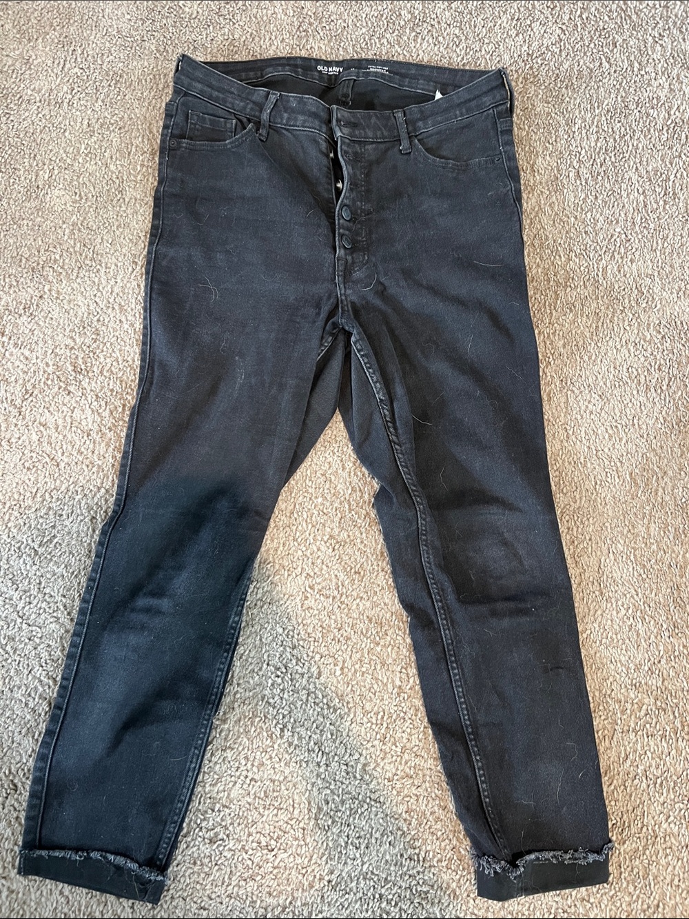 Old Navy Men's Slim Straight Jeans in Black